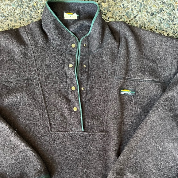 vintage canadian made chlorophylle fleece pullover , 2X - Picture 3 of 8